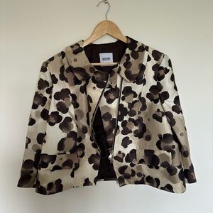 Moschino Cheap And Chic Spotted Print Jacket Size 12